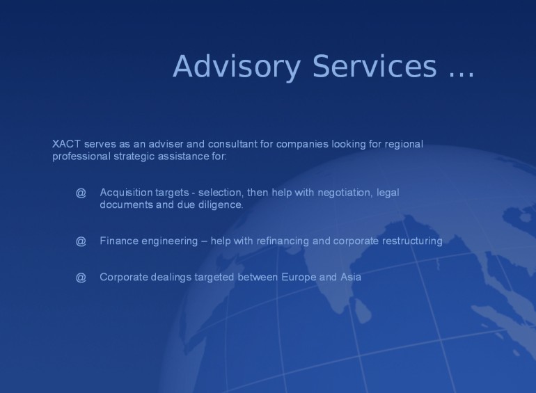 Advisory Services
